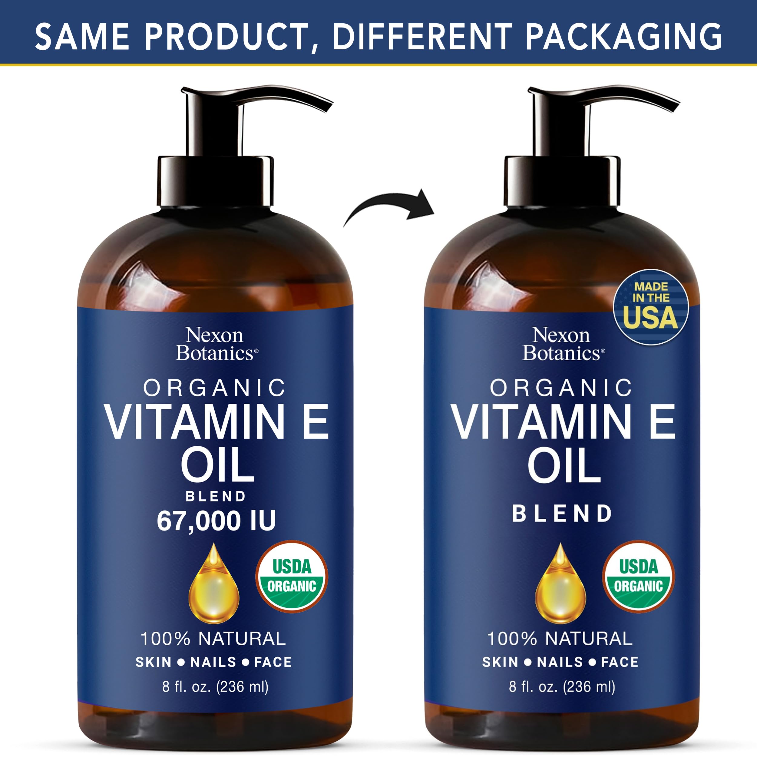 Nexon Botanics Vitamin E Oil Blend nails care for stronger nails.