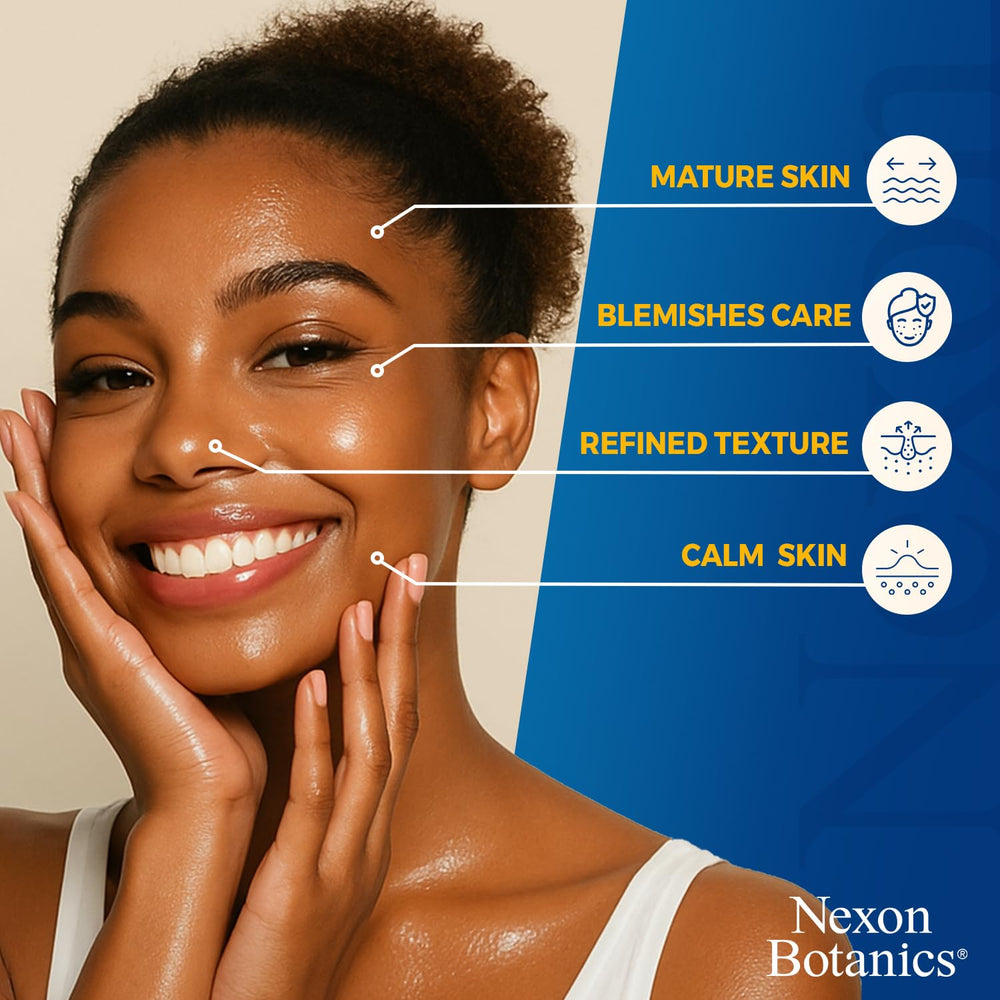 Nexon Botanics Aceite de Vitamina E ayuda a suavizar cicatrices y estrias.