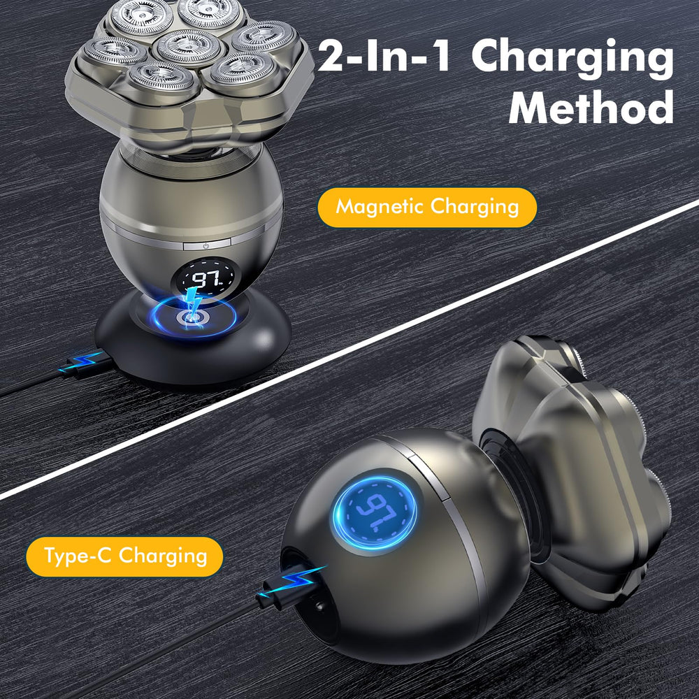 NEXT BEAUTY IPX7 waterproof shaver for use in shower with foam.