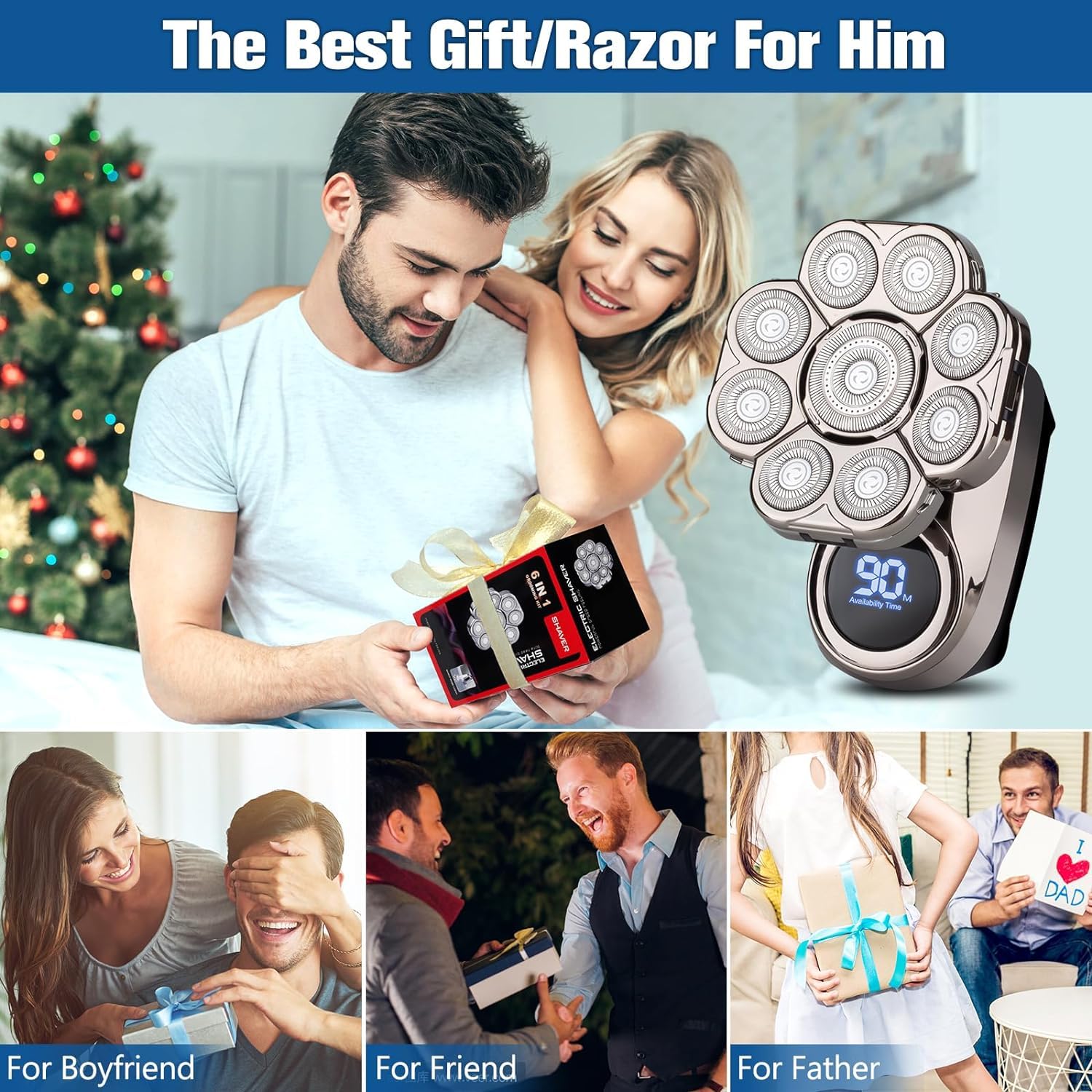Next Beauty nose/ear trimmer and body attachments supported by precision blades