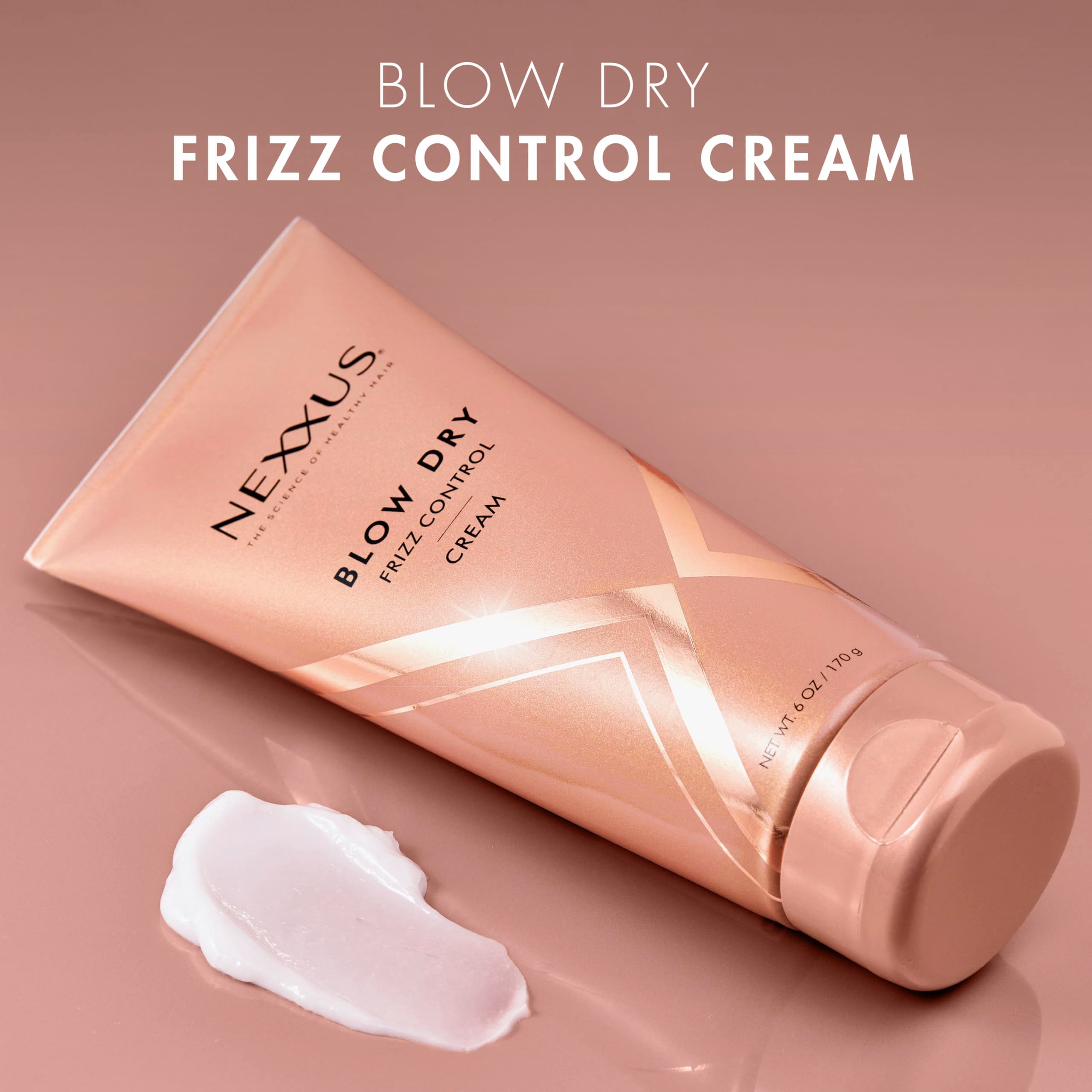 Nexxus infographic highlighting 72 hours of volume and frizz control