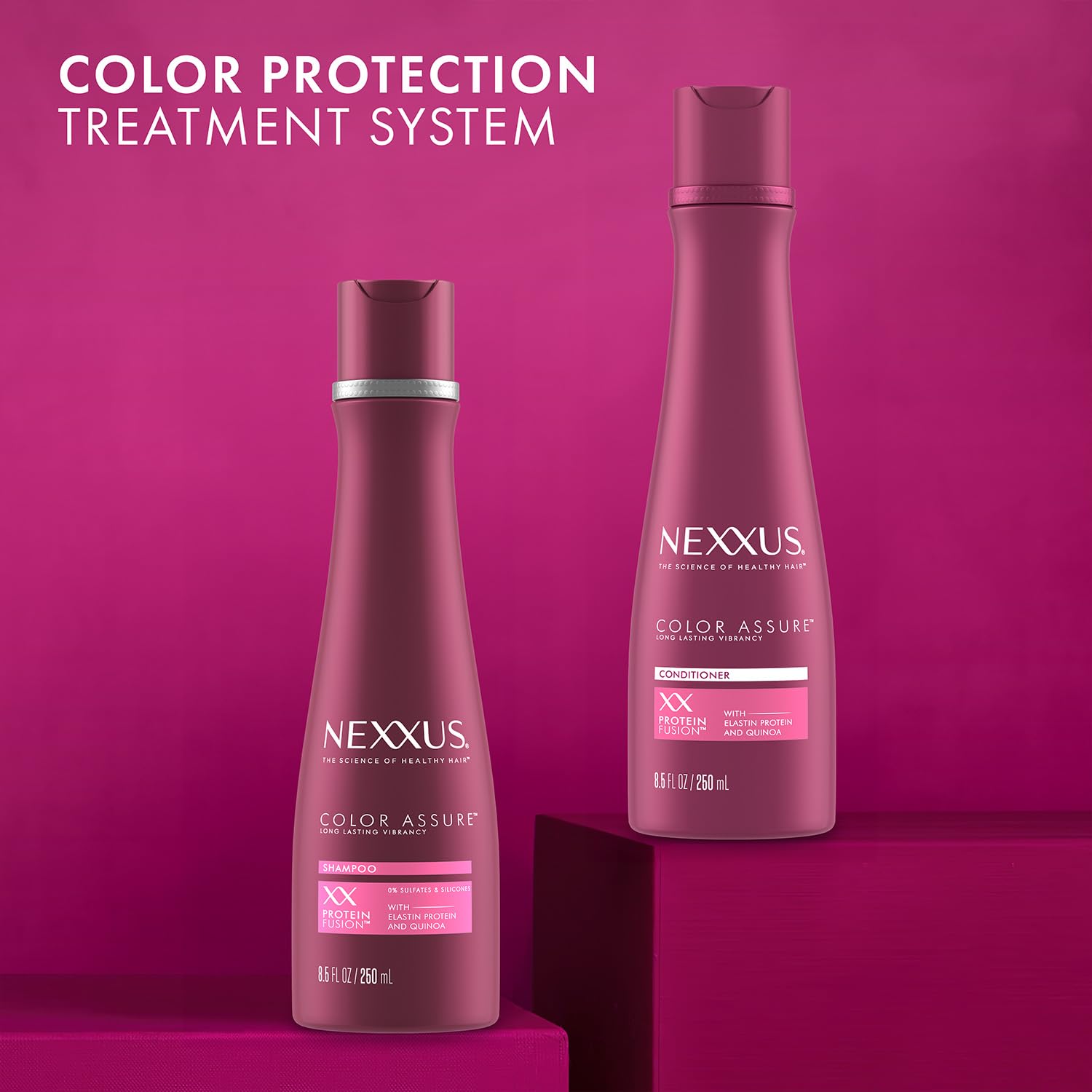 Nexxus Color Assure routine for daily color maintenance.