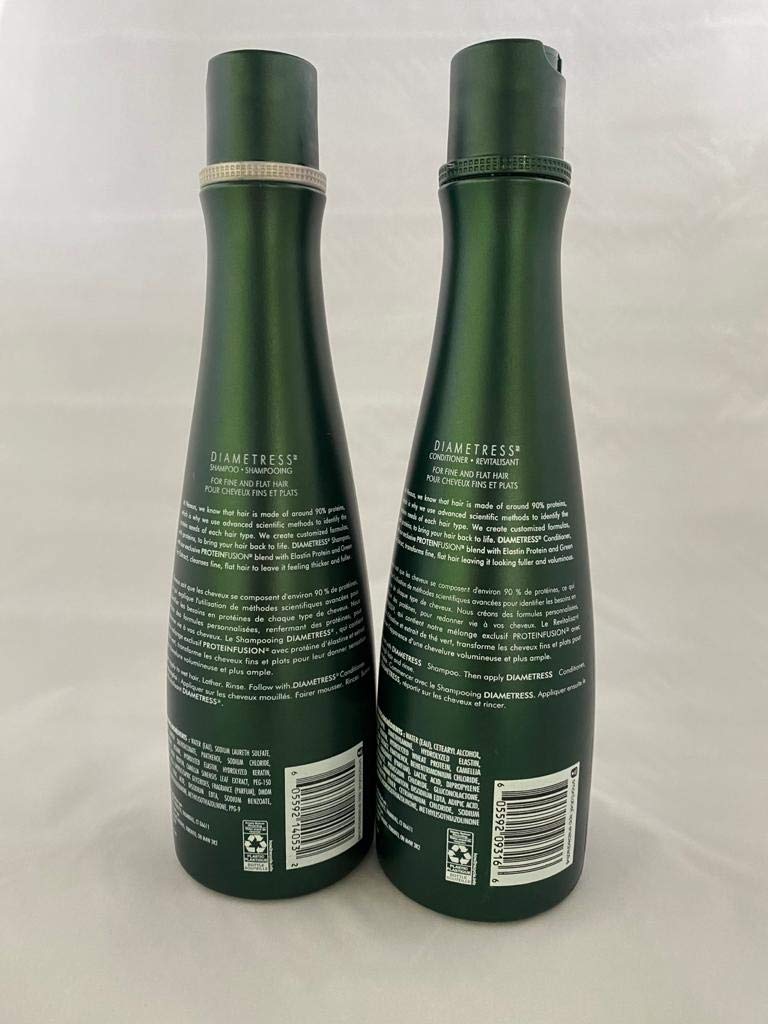 Nexxus Diametress restoring conditioner close-up for smoother, more resilient hair.
