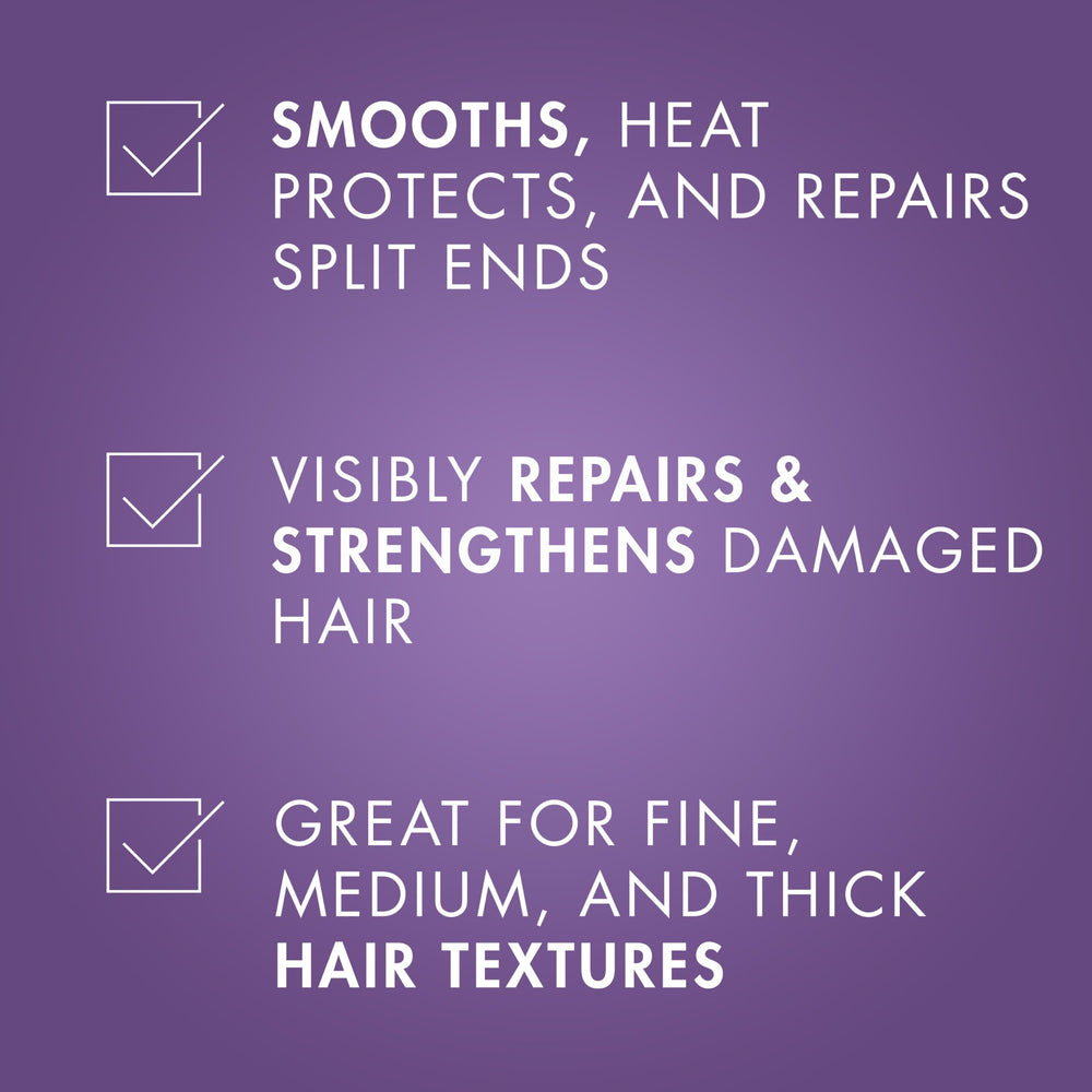 Nexxus Keraphix leave-in treatment on damp hair ready to nourish and protect