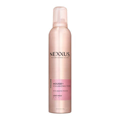 Nexxus Mousse Plus volumizing foam bottle boosts lift and lasting volume