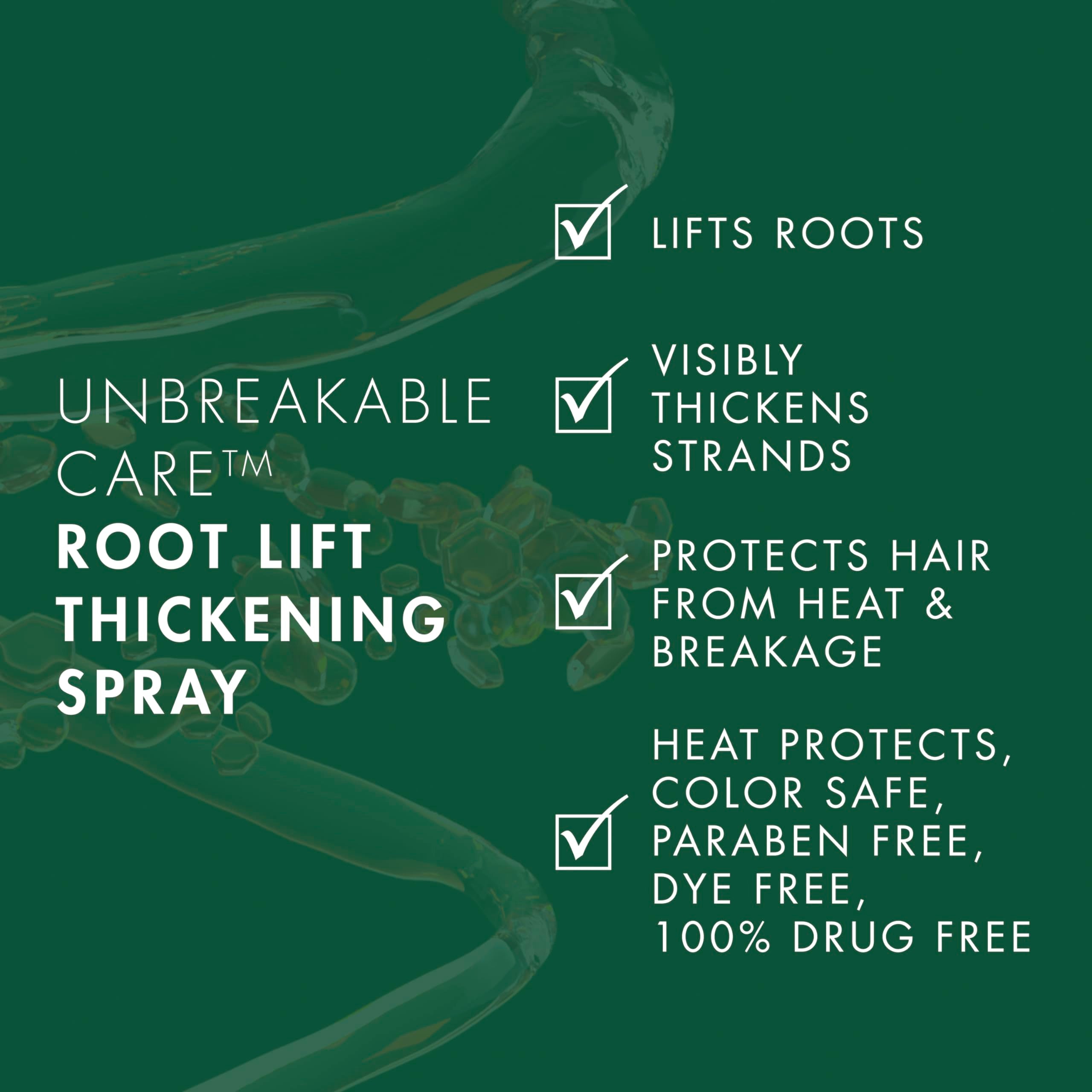 Nexxus Root Lift in a bathroom setting showing everyday routine.