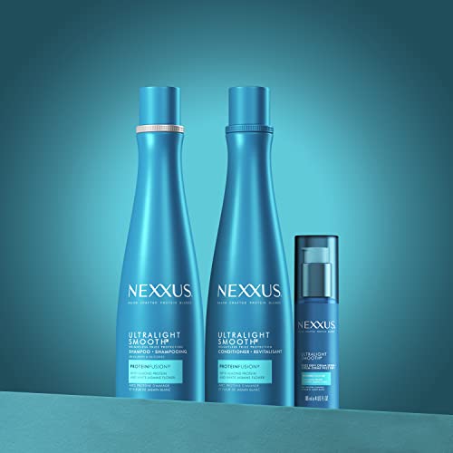 NEXXUS Ultralight Smooth hair closeup shows silky, manageable strands.