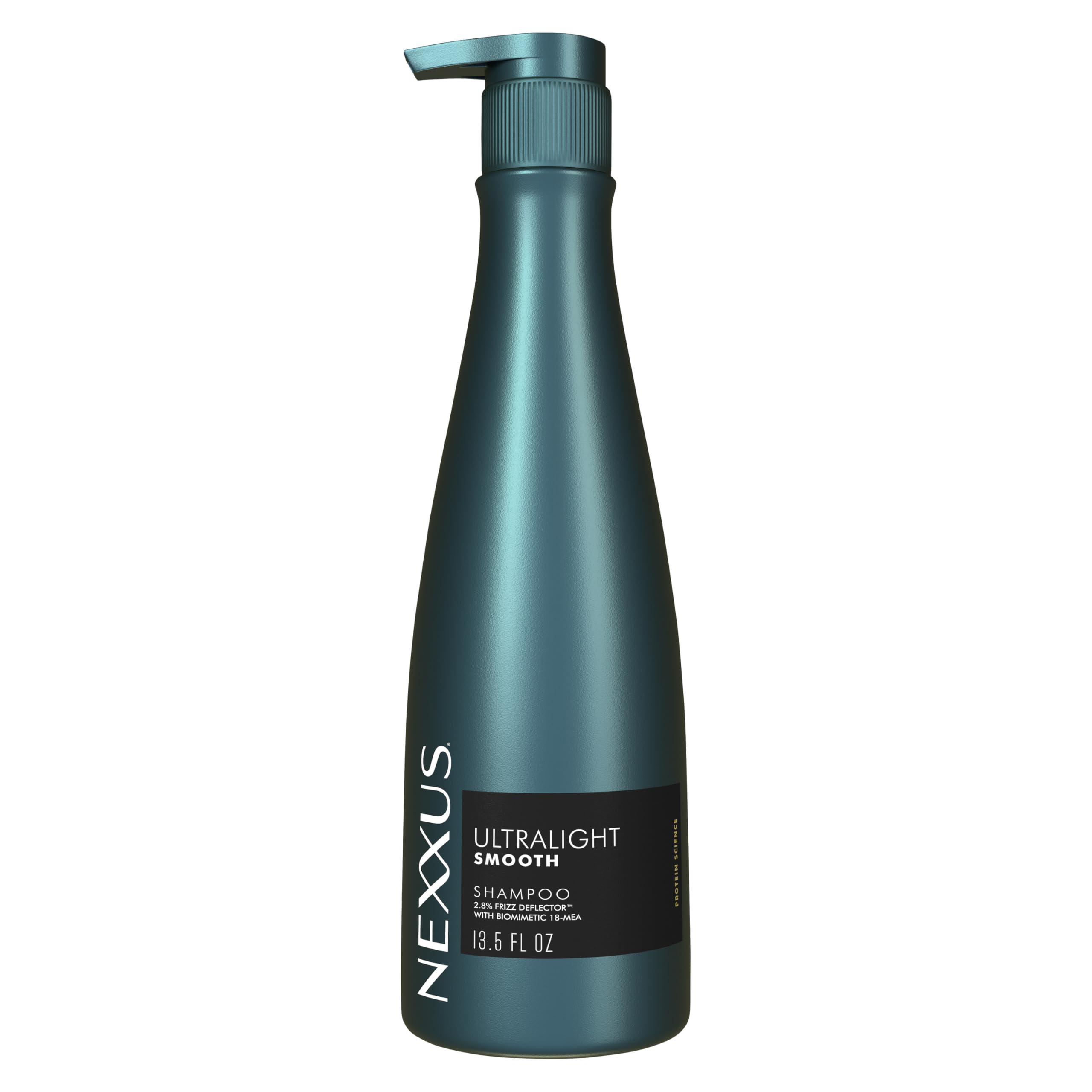 NEXXUS Ultralight Smooth Shampoo bottle front showing weightless frizz protection.