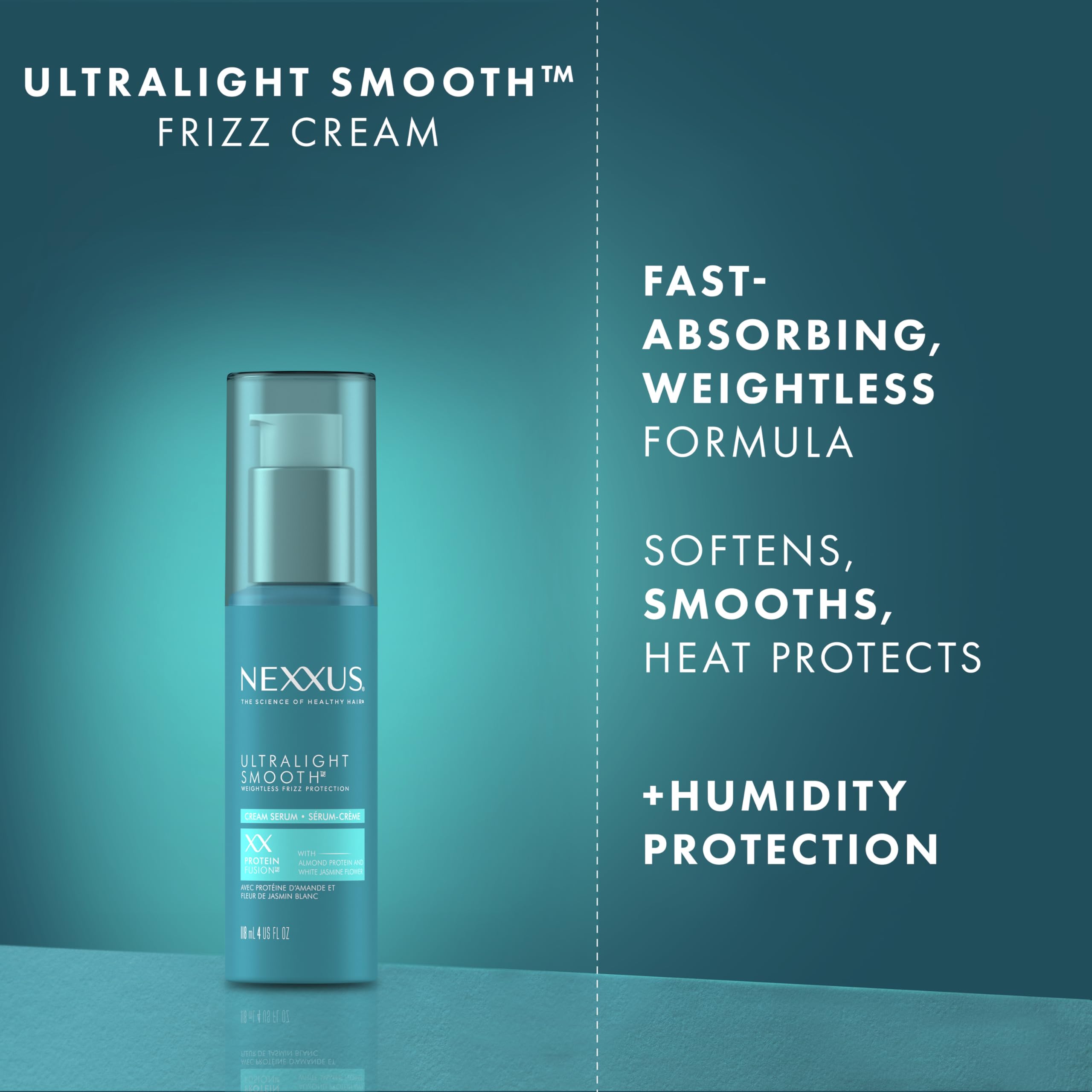 Nexxus Ultralight Smooth System Conditioner bottle illustrating lightweight hydration
