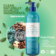 nfuse magnesium lotion back-label close-up with USP-grade magnesium