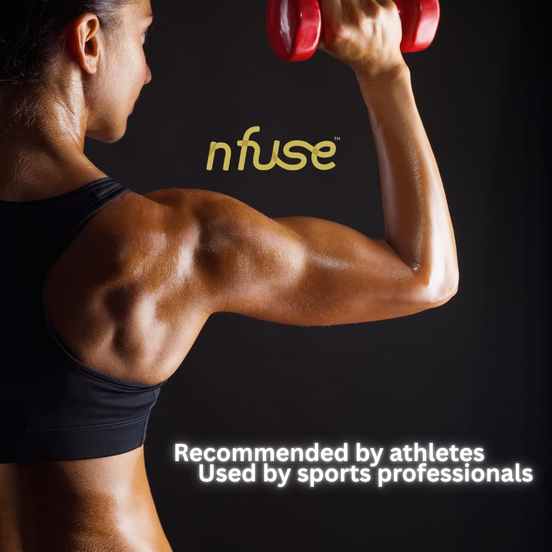 nfuse magnesium lotion wellness ritual shot with warm lighting