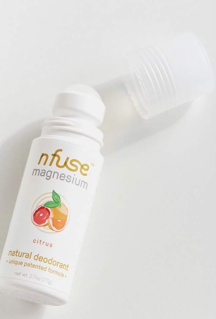 nfuse usa-made vegan cruelty-free packaging emphasizes ethical, planet-friendly deodorant.
