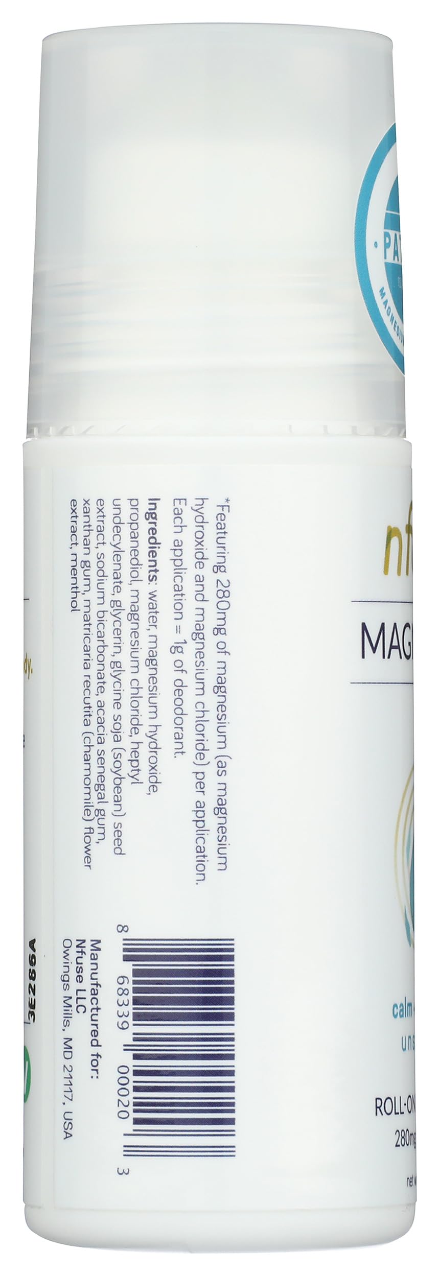 nfuse workout-ready roll-on after exercise for odor control