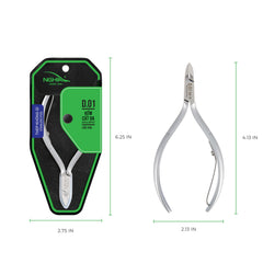 Nghia Cuticle Nipper D-01 JAW16 closeup blade highlights precise cutting and thick-nail capability.
