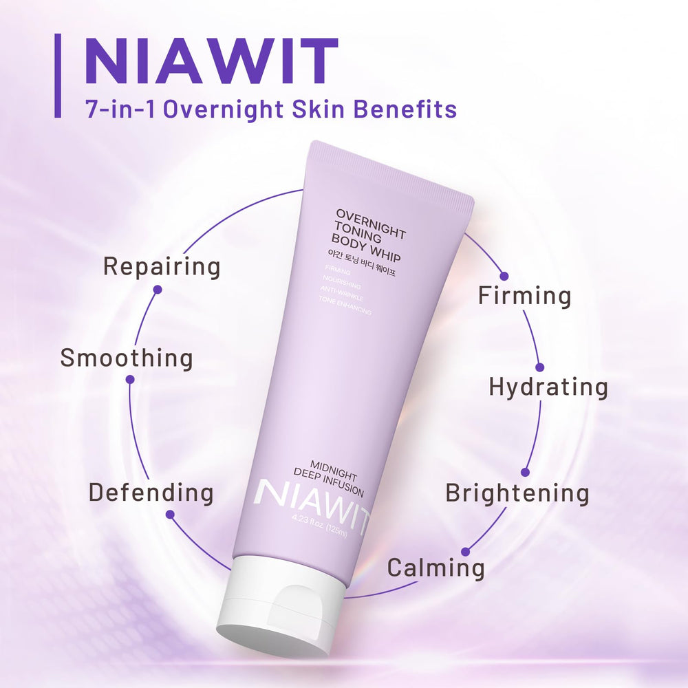 NIAWIT belly toning creamy texture illustrates hydration and subtle contouring.