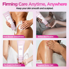 NIAWIT Firming Smoothing Body Cream reduces crepey texture for a more even surface.
