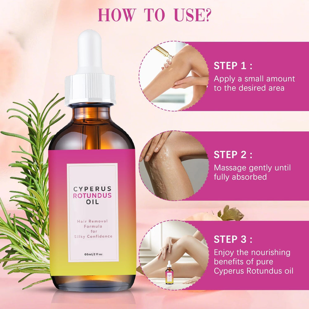 NICCAT Cyperus Rotundus Oil bottle-close-up for quick massage and absorption