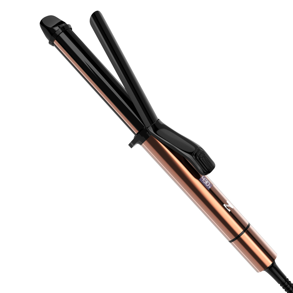 Nicebay Curling Iron with ceramic-tourmaline barrel delivers smooth, frizz-free waves.
