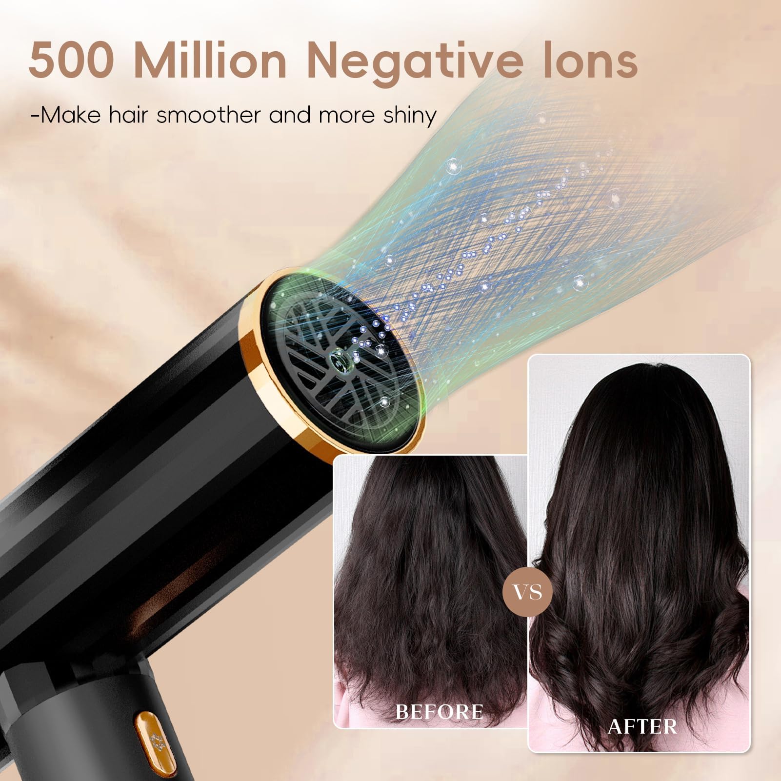 Nicebay dryer operates with low noise for peaceful routines.