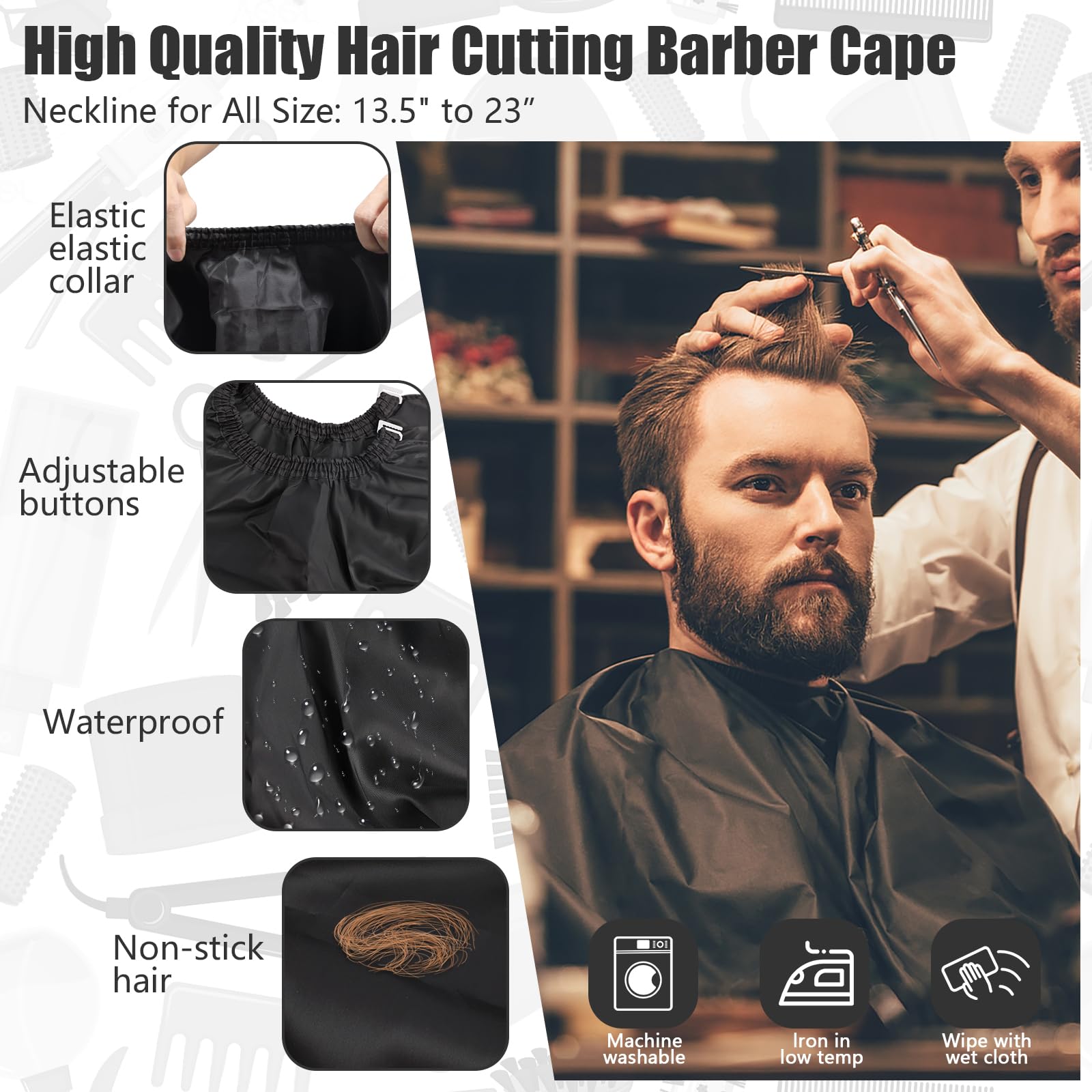 NICEMOVIC barber cleaning brush cleans blades and tools efficiently