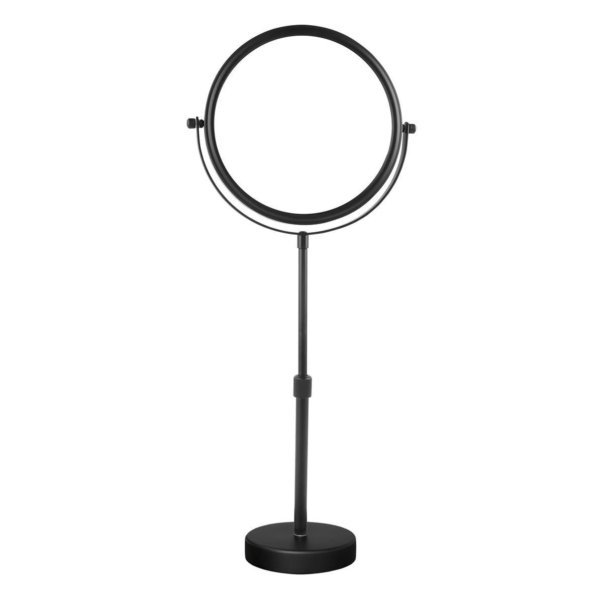 Nicesail Higher-Taller Tabletop Makeup Mirror 8inch demonstrates adjustable height for comfortable grooming.