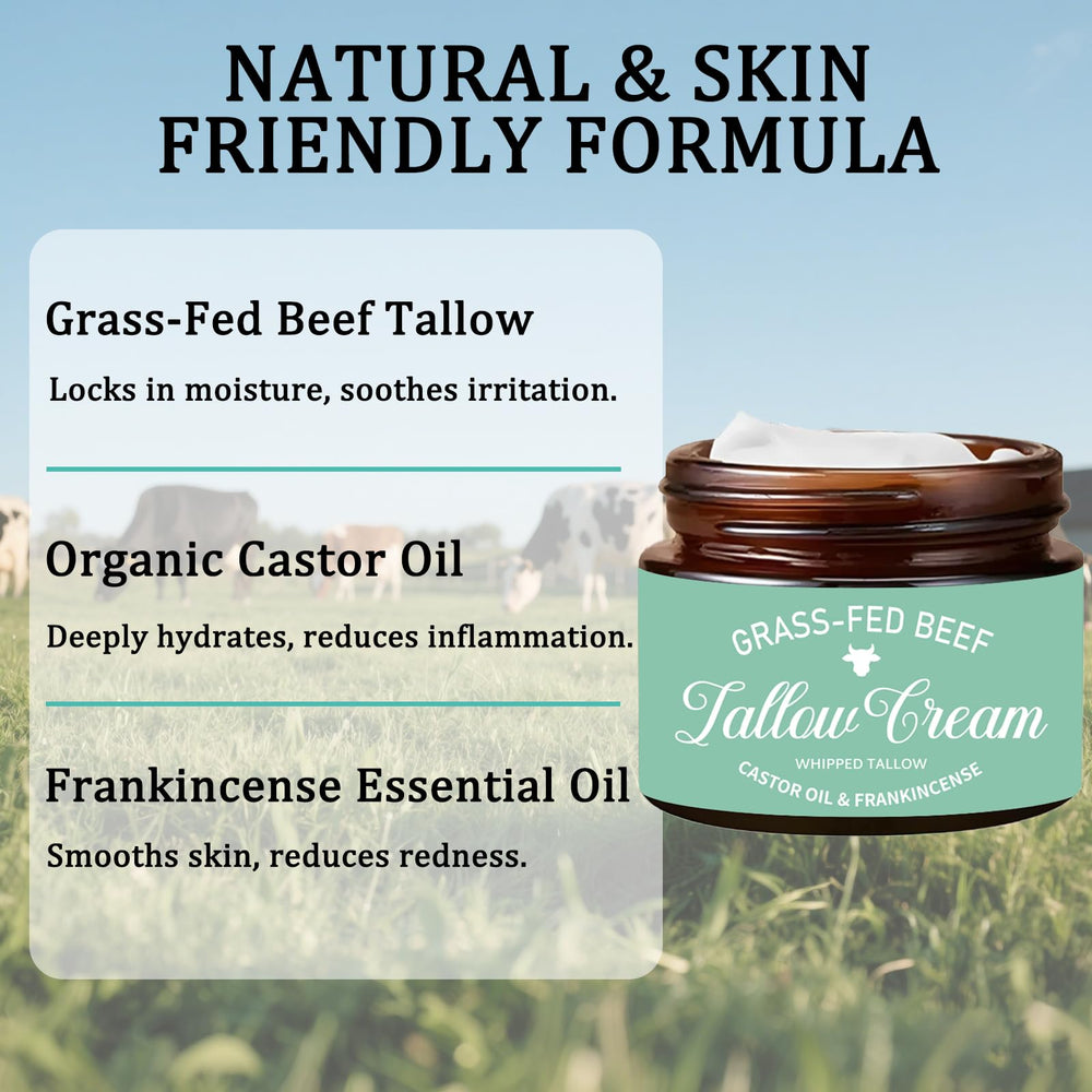 Nichalous whipped tallow cream manuka honey element signals natural skin nourishment.