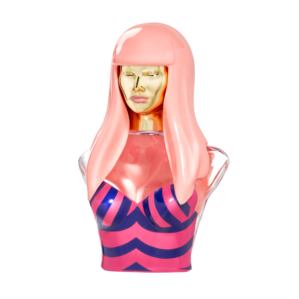 Nicki Minaj Pink Friday 2 bottle with pink accents conveying confident, playful allure.