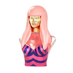 Nicki Minaj Pink Friday 2 bottle with pink accents conveying confident, playful allure.