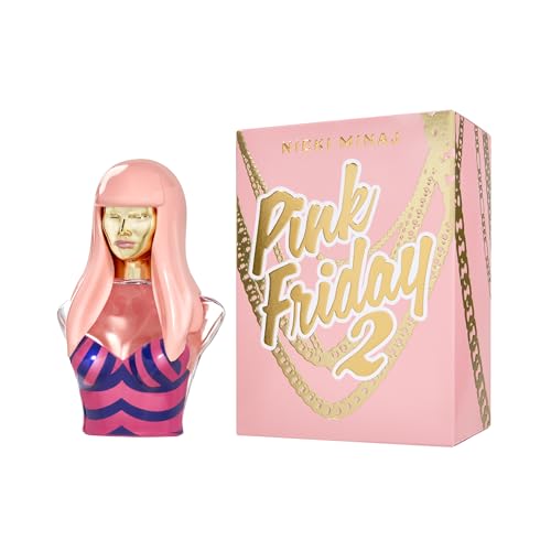 Nicki Minaj Pink Friday 2 spray demonstrates portable fragrance for on-the-go refresh.