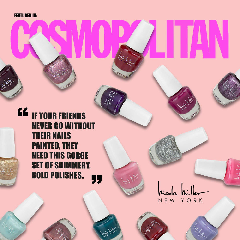 Nicole Miller New York floral collection nails pair with wardrobe staples.