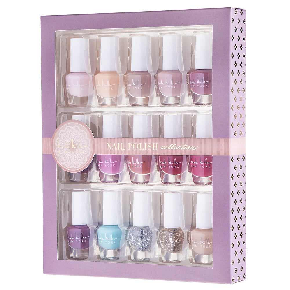 Nicole Miller New York mini nail polish set Cosmopolitan feature badge signals trend-worthy gifting.