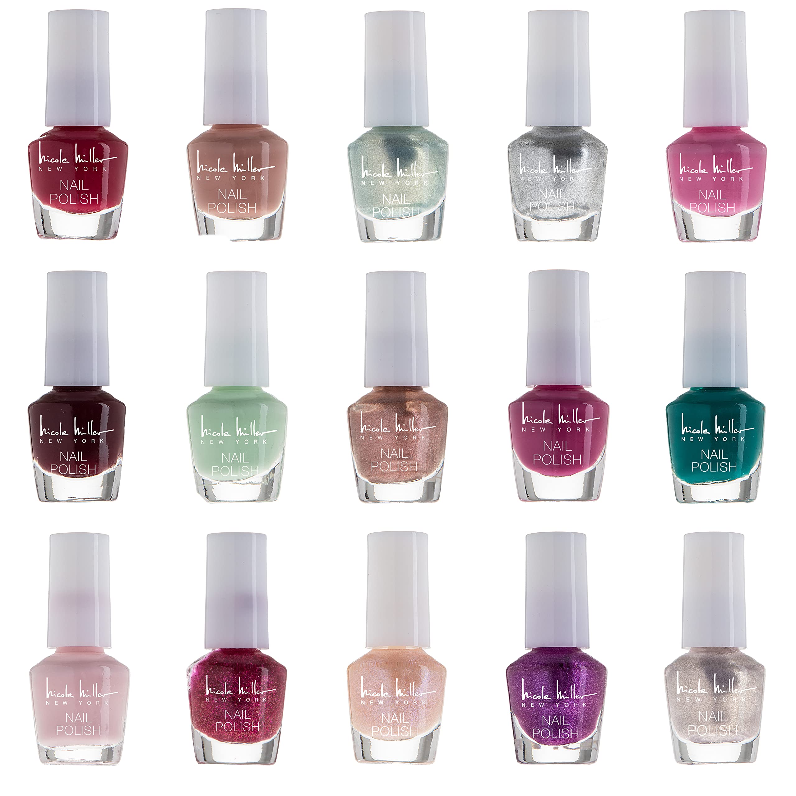 Nicole Miller New York green shades provide playful, nature-inspired accents.