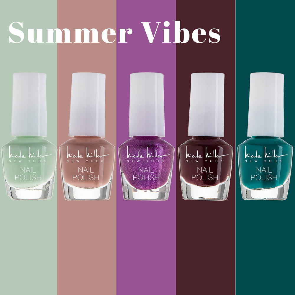 Nicole Miller New York purple shades provide bold chic color choices.