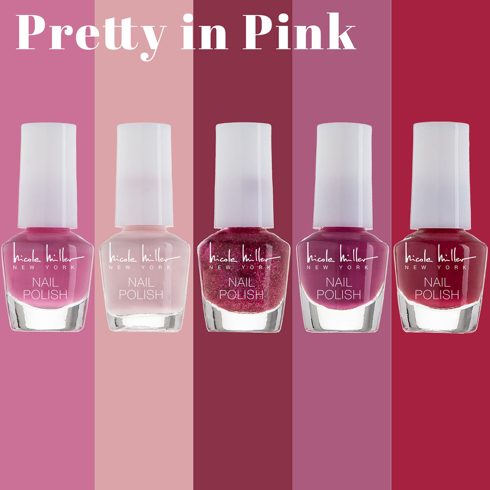 Nicole Miller New York red shades create classic all-season glamour for nails.