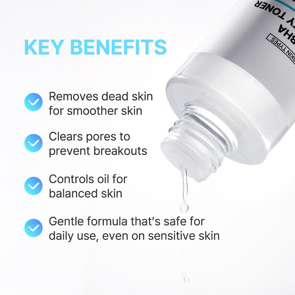 NIDA AHA BHA Clarity Toner dispense cap shows easy, precise application for clear pores