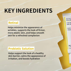 NIDA Revive Eye Cream packaging box reflects premium Korean skincare you can trust.