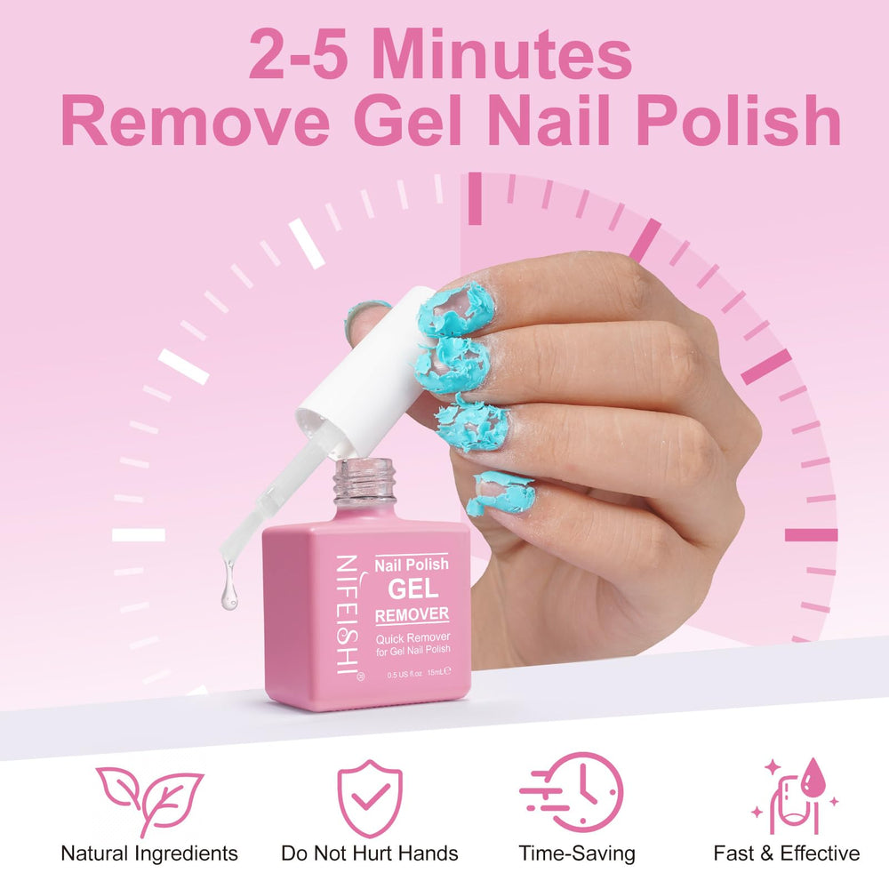 NIFEISHI remover application demonstrates easy 2-5 minute process
