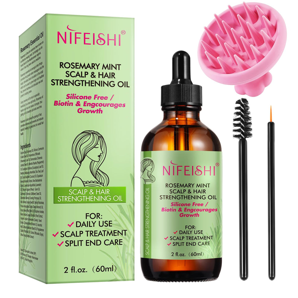 NIFEISHI rosemary oil bottle for scalp nourishment and hair care
