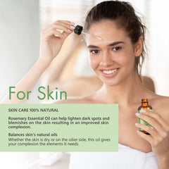 NIFEISHI rosemary oil and eyebrow brush for fuller-looking brows