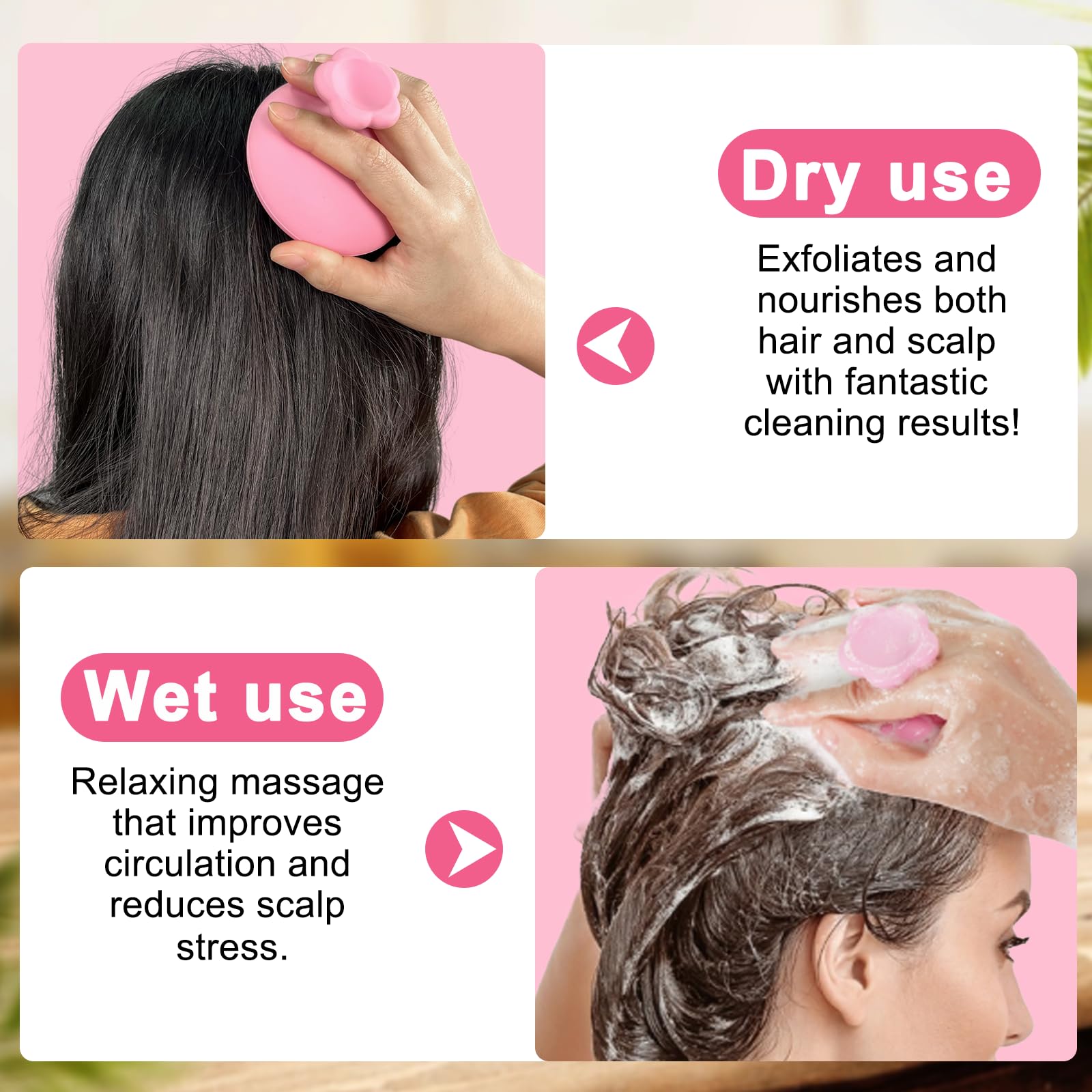 NIFEISHI rosemary oil scalp massager for thorough scalp coverage