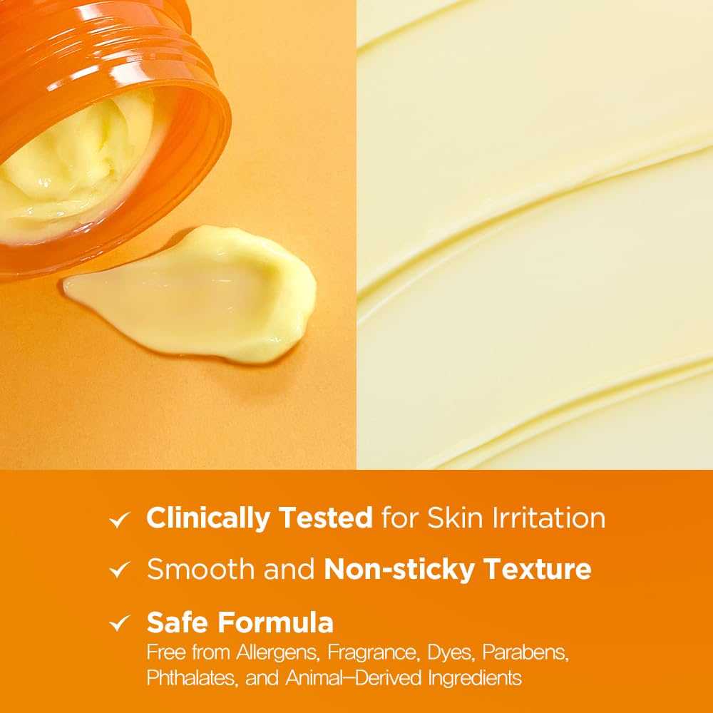 Nightingale C Toning Mask application demonstrates nightly hydration.