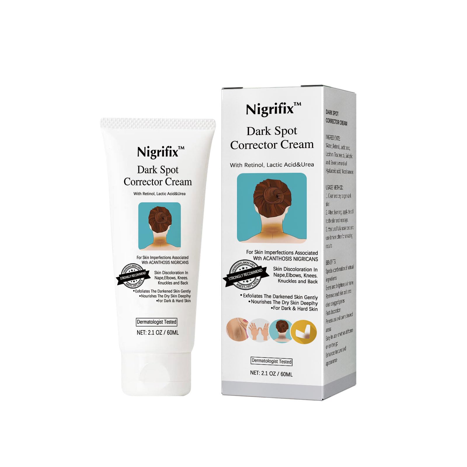 Nigrifix underarm-cream-application targets dark spots for smoother skin.