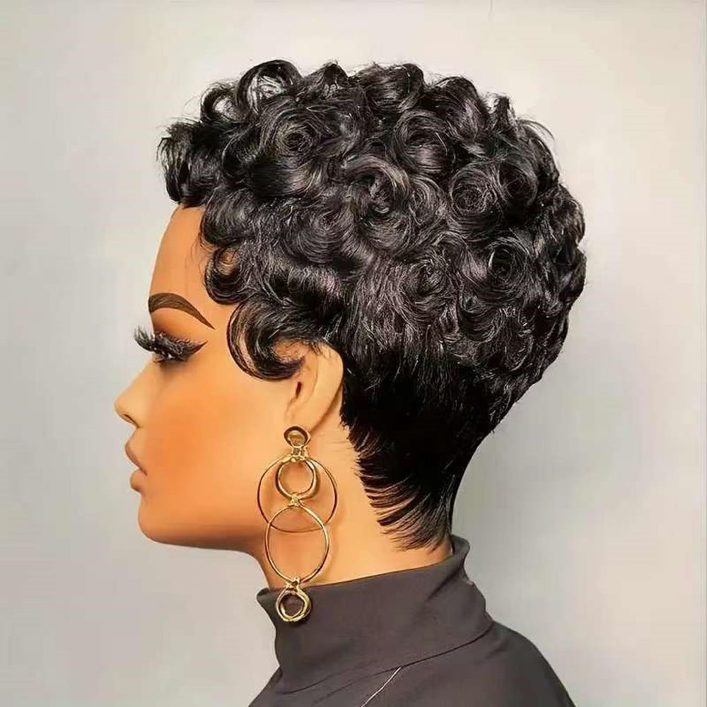 Nigteye Pixie Cut Wig cap construction with secure fit features