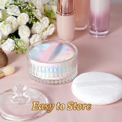 NiHome ultra-soft velvet puff – gentle touch for smooth, even powder application