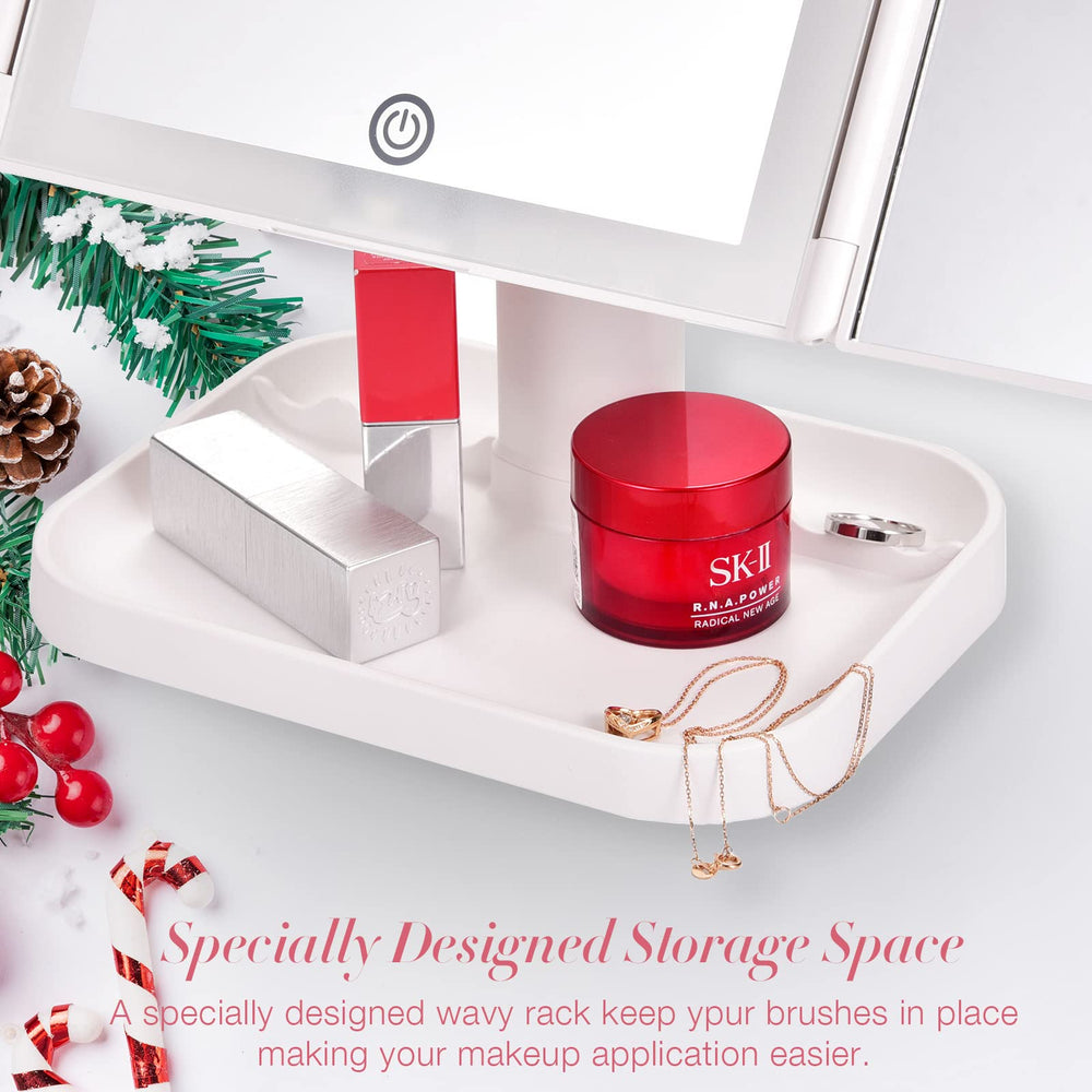 NIKKOMON makeup mirror 360-degree rotation feature