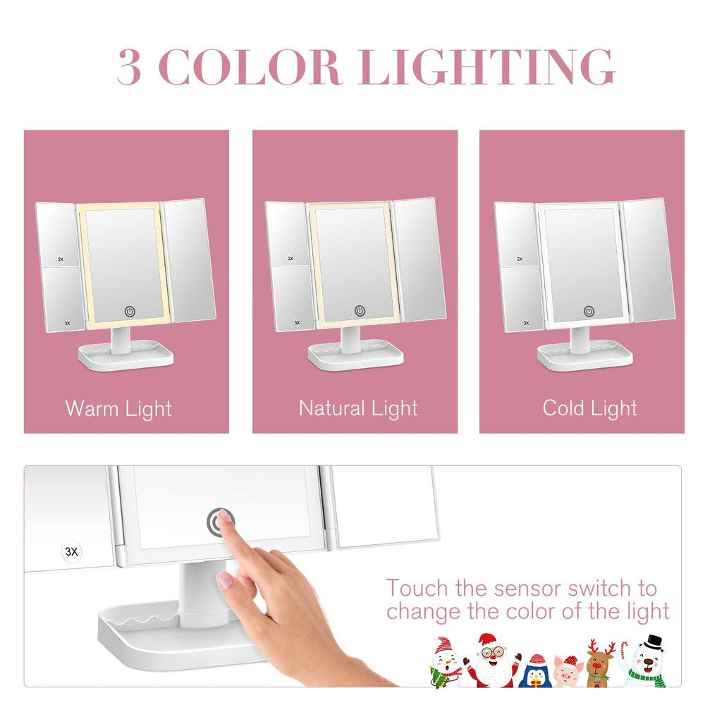 NIKKOMON makeup mirror touch control interface