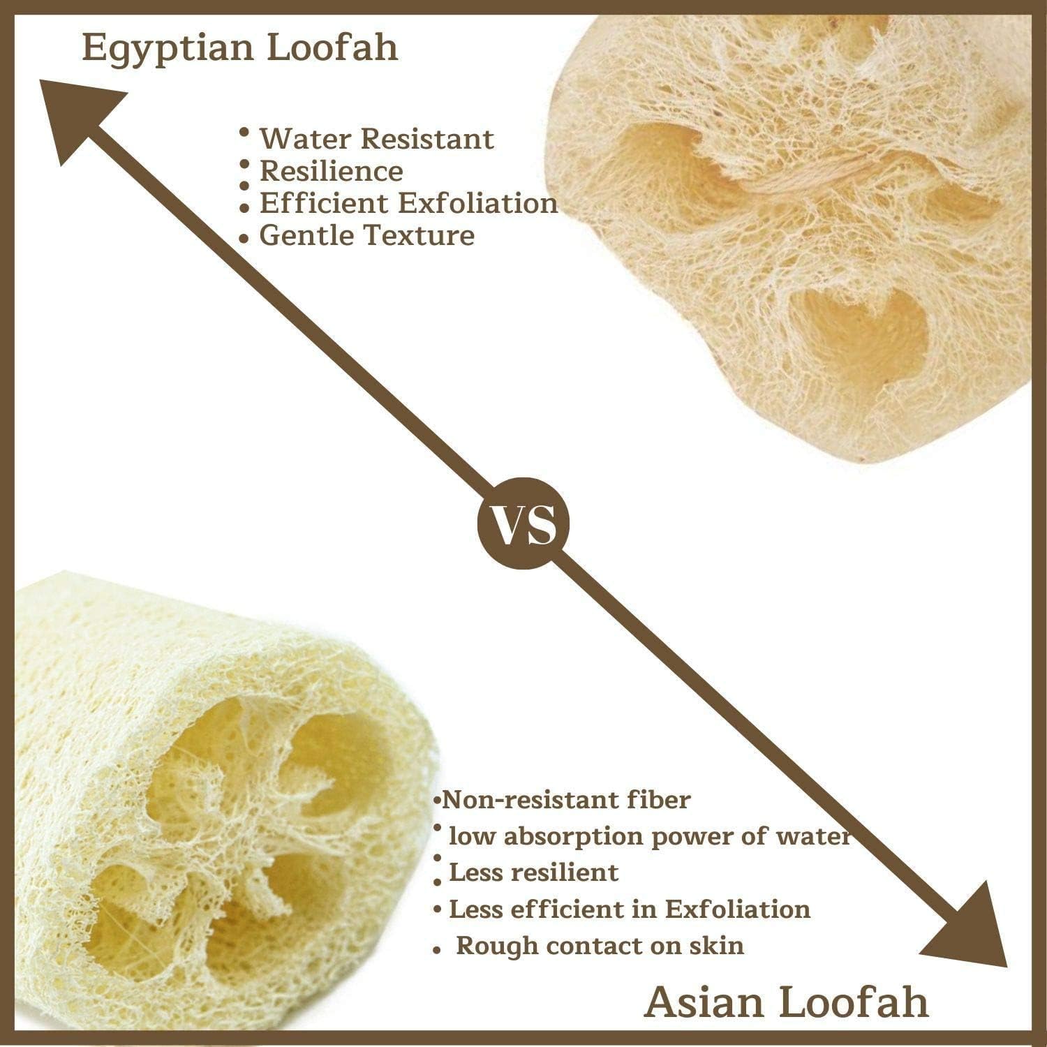 NileCart Egyptian loofah enhances soap lather and cleansing