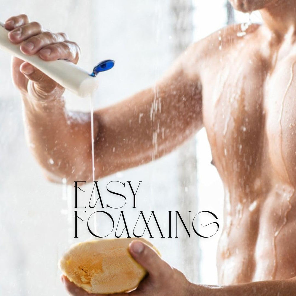 NileCart loofah in shower routine for daily cleansing