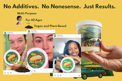 Nimba Foods Whipped Shea Butter on elbows to combat dry areas.