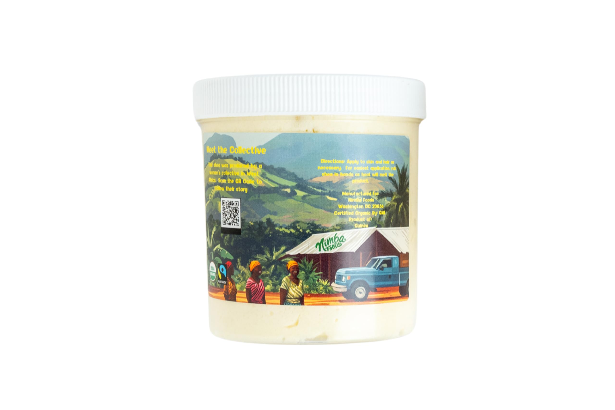 Nimba Foods Whipped Shea Butter lips for lasting moisture.